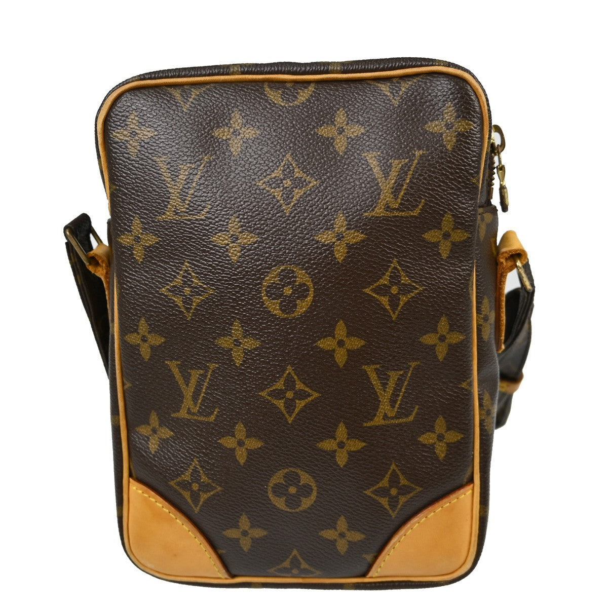 Louis Vuitton Amazone Bag Monogram Canvas Brown Canvas Shoulder Bag Bag (Pre-Owned)