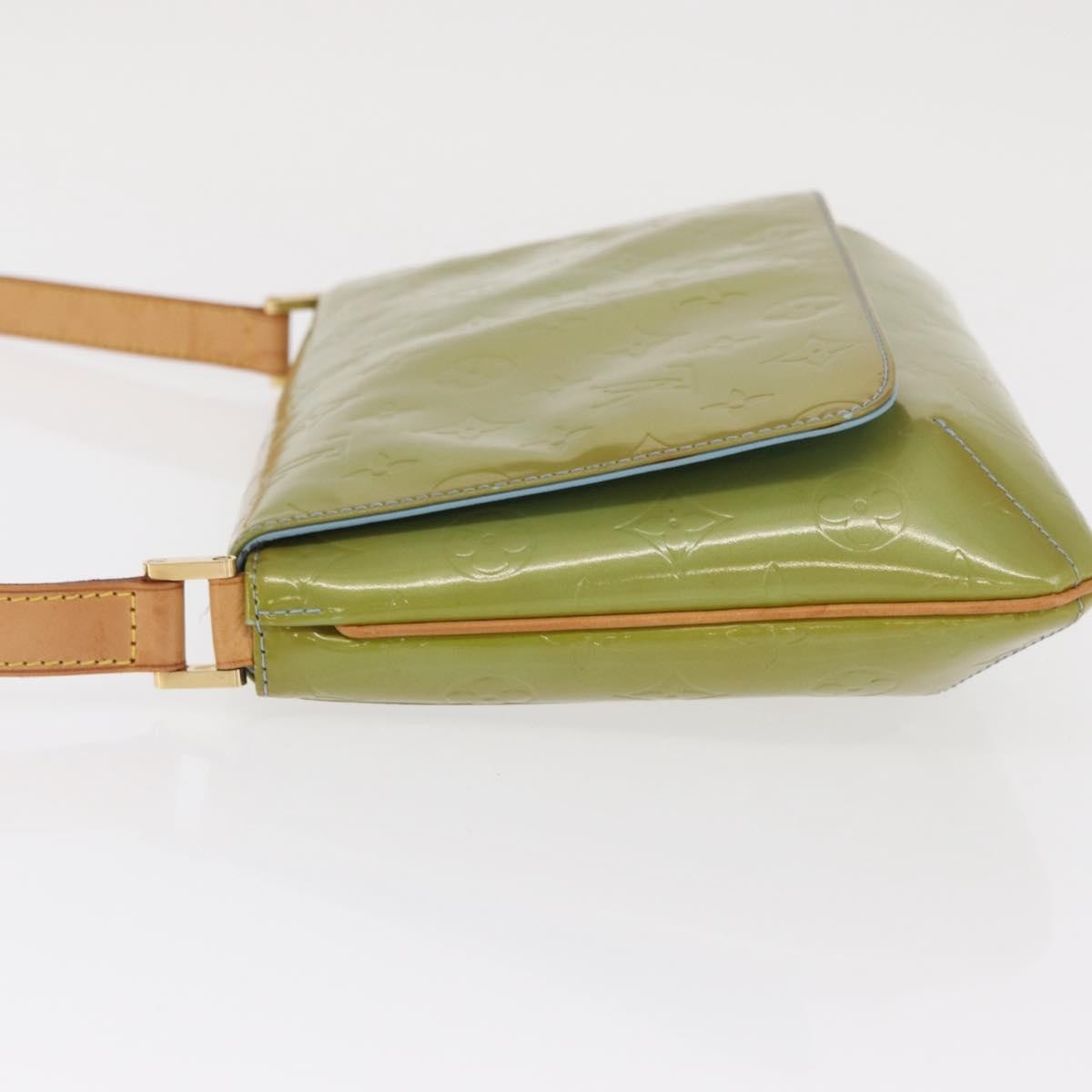 Louis Vuitton Thompson Street Handbag Monogram Vernis Green Patent_Leather Shoulder Bag Bag (Pre-Owned)