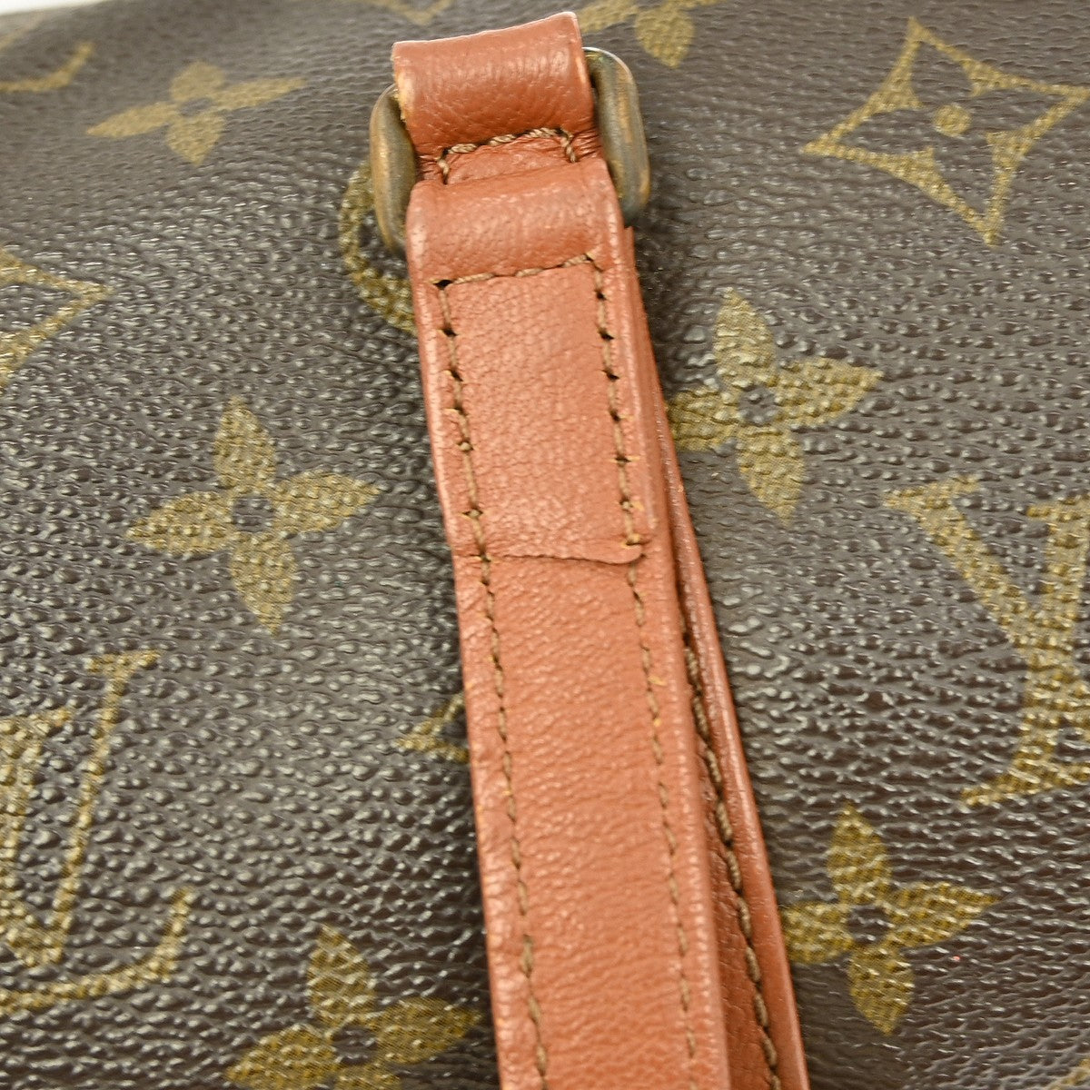 Louis Vuitton Papillon Handbag Monogram Canvas Brown Canvas Handbag (Pre-Owned)