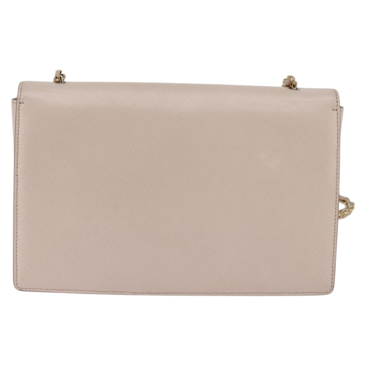 Salvatore Ferragamo Ginny Crossbody Bag Leather Pink Leather Shoulder Bag Bag (Pre-Owned)