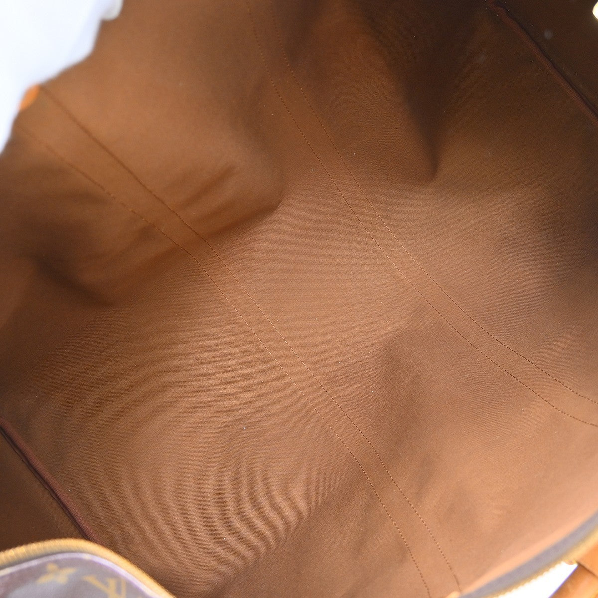 Louis Vuitton Keepall Bag Monogram Canvas Brown Canvas Travel Bag Bag (Pre-Owned)
