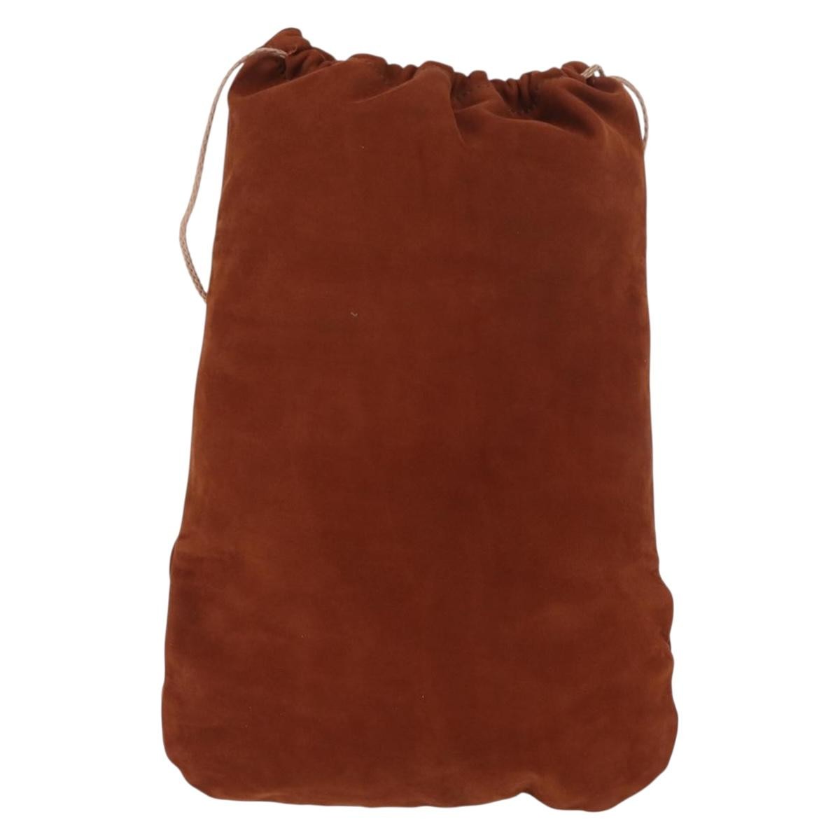 Gucci Pochette Suede Brown Suede Clutche & Pouche Bag (Pre-Owned)