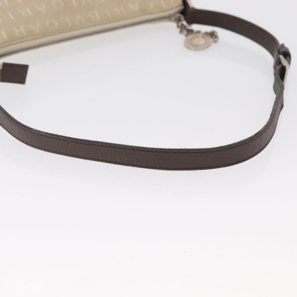 Bvlgari Pouch Canvas Beige Canvas Clutche & Pouche Bag (Pre-Owned)