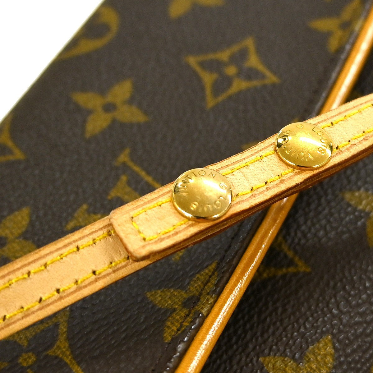 Louis Vuitton Twin Handbag Monogram Canvas Brown Canvas Clutche & Pouche Bag (Pre-Owned)