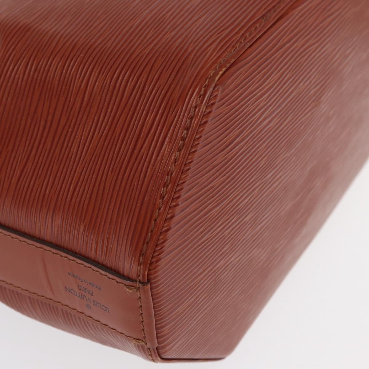 Louis Vuitton Vintage Sac D'epaule Handbag Epi Leather Brown Leather Shoulder Bag Bag (Pre-Owned)