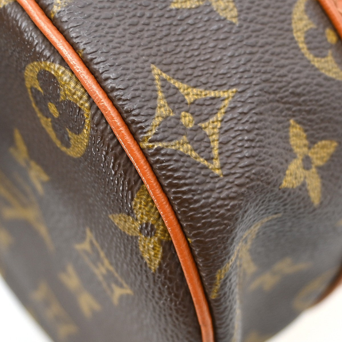 Louis Vuitton Papillon Handbag Monogram Canvas Brown Canvas Handbag (Pre-Owned)