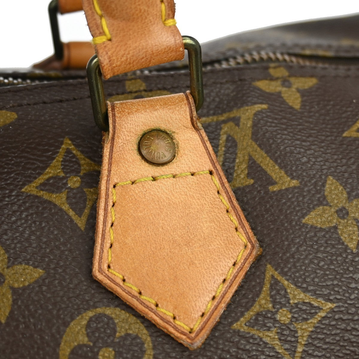 Louis Vuitton Speedy Handbag Monogram Canvas Brown Canvas Handbag (Pre-Owned)