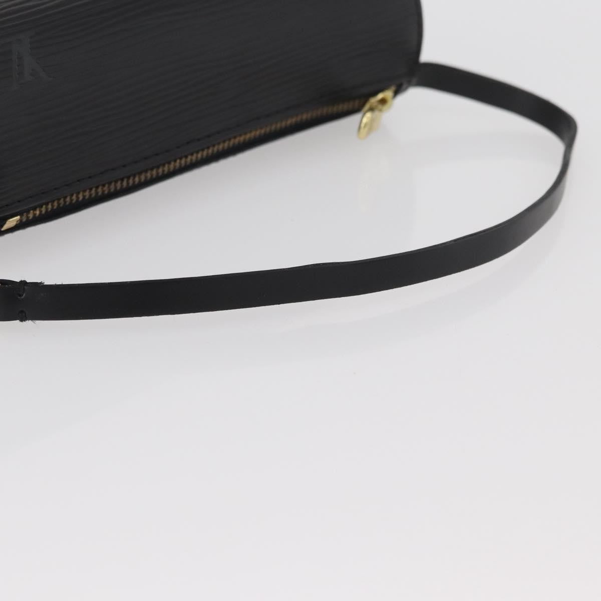 Louis Vuitton Soufflot Pochette Epi Leather Black Leather Clutche & Pouche Bag (Pre-Owned)