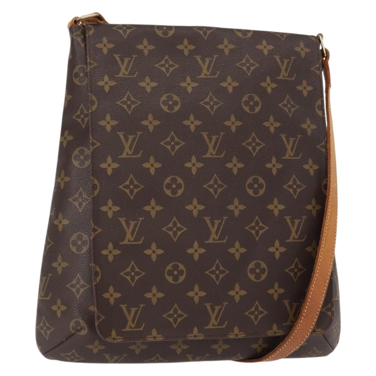 Louis Vuitton Musette Salsa Handbag Monogram Canvas Brown Canvas Shoulder Bag Bag (Pre-Owned)