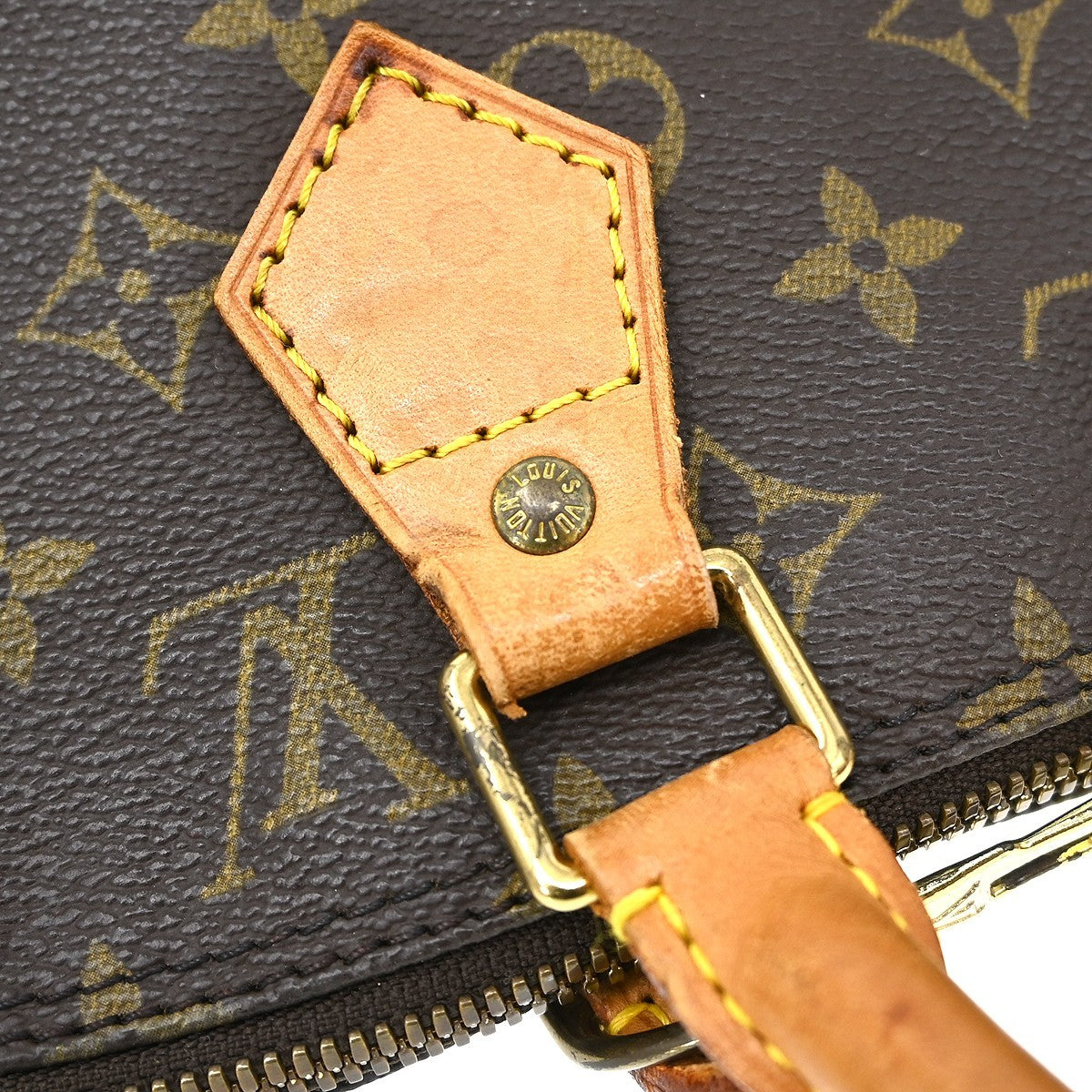 Louis Vuitton Alma Handbag Monogram Canvas Brown Canvas Handbag (Pre-Owned)