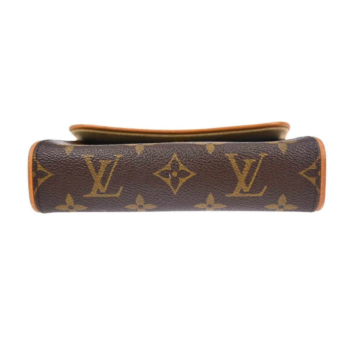 Louis Vuitton Florentine Waist Bag Monogram Canvas Brown Canvas Clutche & Pouche Bag (Pre-Owned)