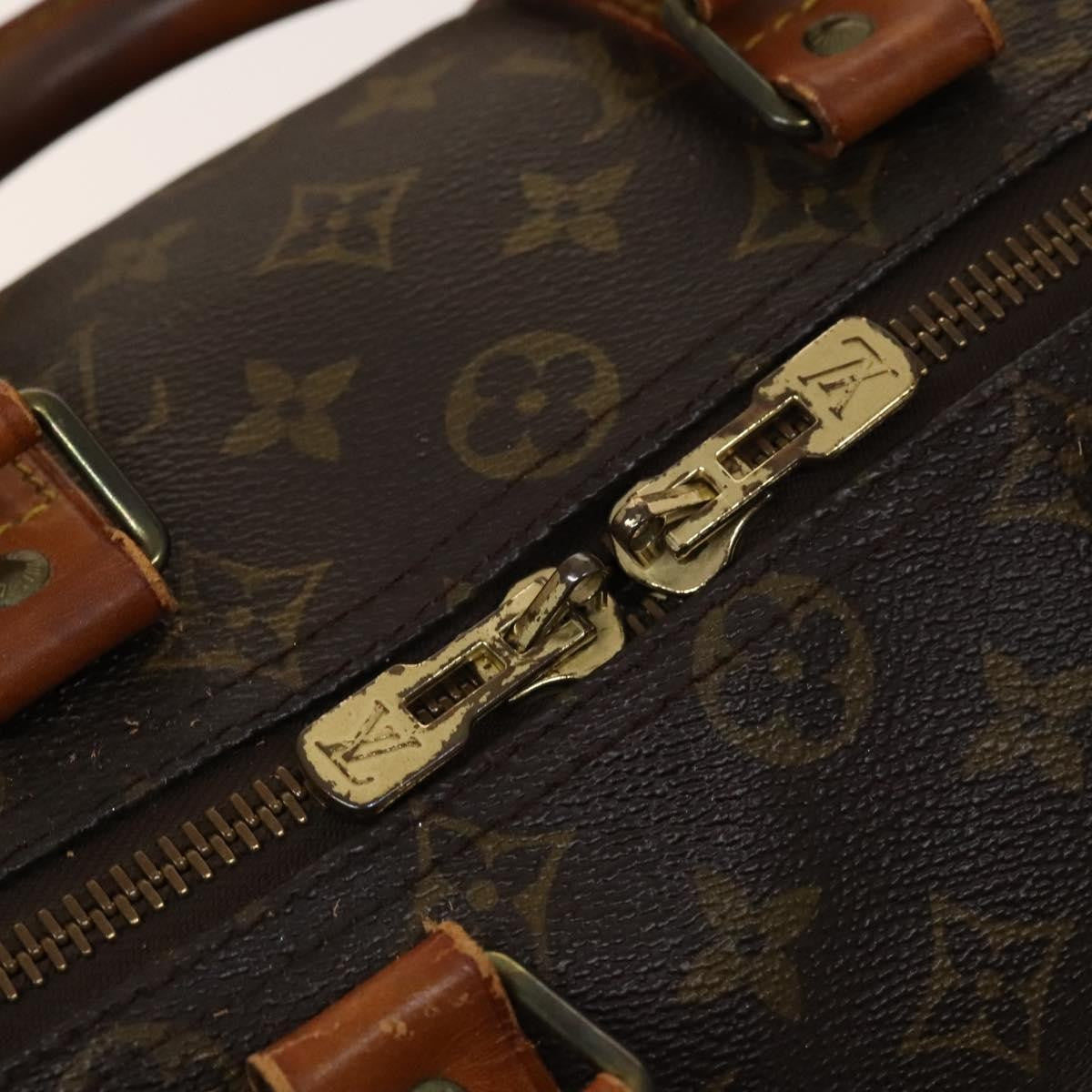 Louis Vuitton Keepall Bag Monogram Canvas Brown Canvas Travel Bag Bag (Pre-Owned)