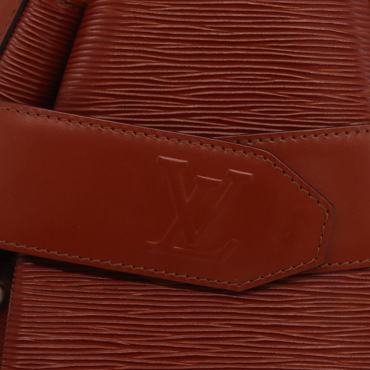 Louis Vuitton Vintage Sac D'epaule Handbag Epi Leather Brown Leather Shoulder Bag Bag (Pre-Owned)