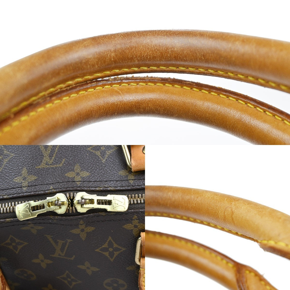 Louis Vuitton Keepall Bandouliere Bag Monogram Canvas Brown Canvas Travel Bag Bag (Pre-Owned)