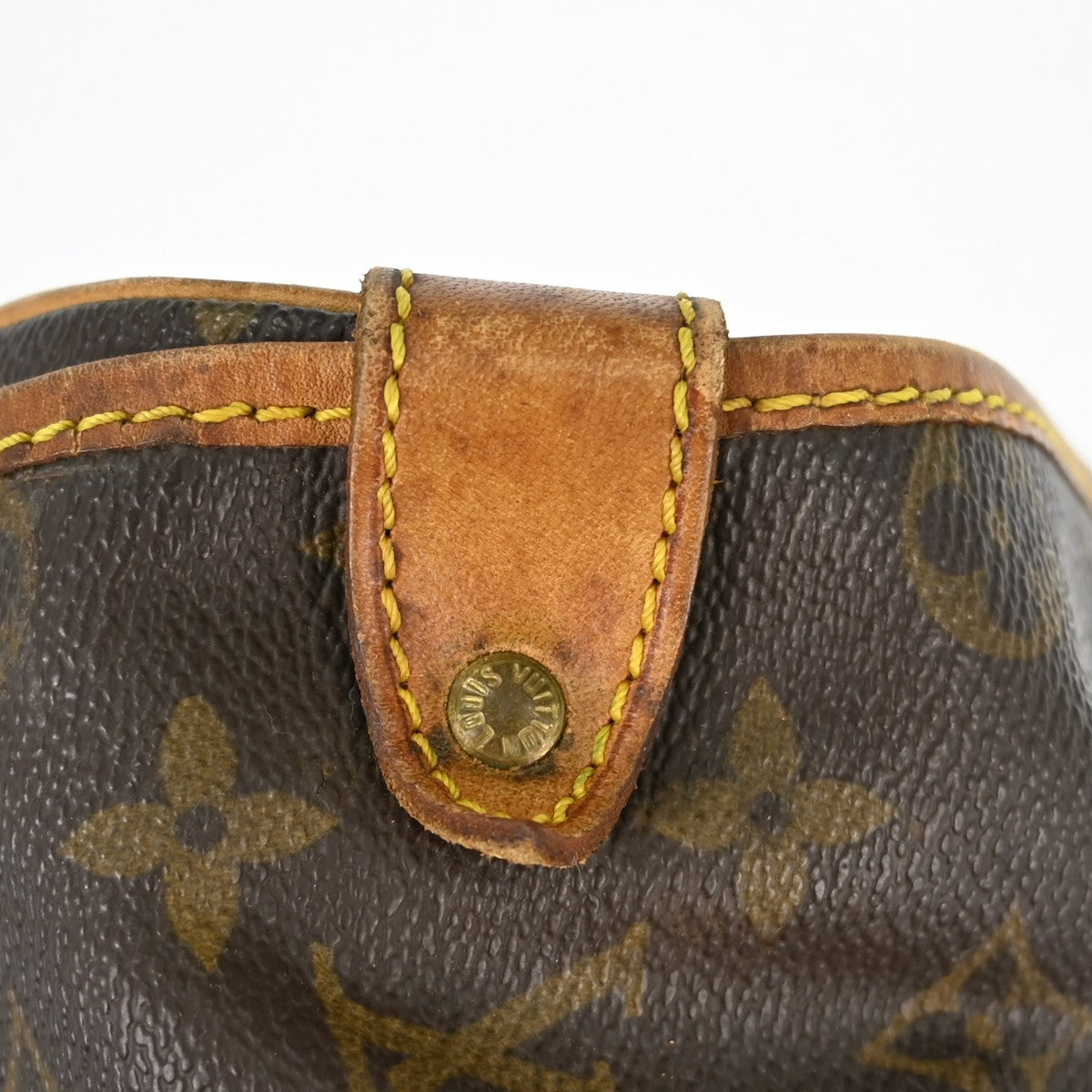 Louis Vuitton Saumur Handbag Monogram Canvas Brown Canvas Shoulder Bag Bag (Pre-Owned)