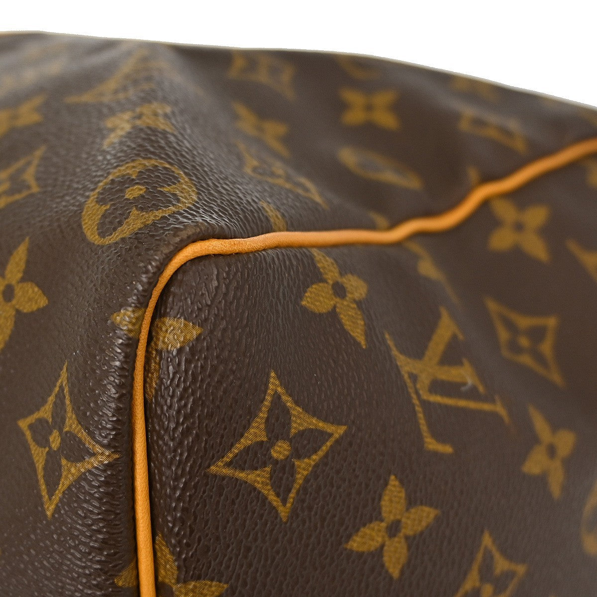 Louis Vuitton Keepall Bag Monogram Canvas Brown Canvas Travel Bag Bag (Pre-Owned)