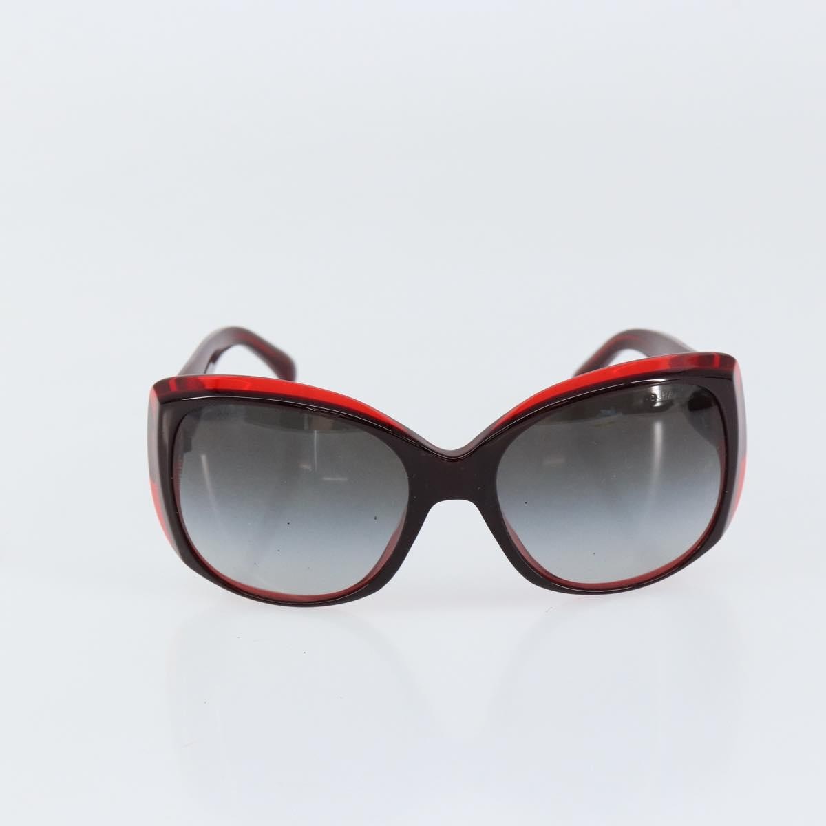 Chanel Logo Cc Sunglasses Plastic Red Plastic Sunglasse Accessory (Pre-Owned)