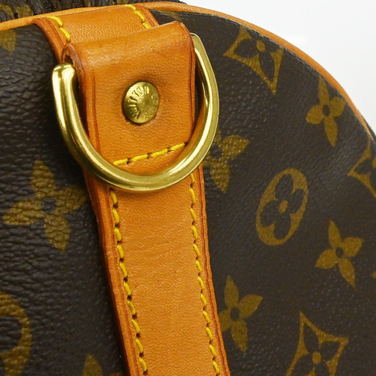 Louis Vuitton Keepall Bandouliere Bag Monogram Canvas Brown Canvas Travel Bag Bag (Pre-Owned)