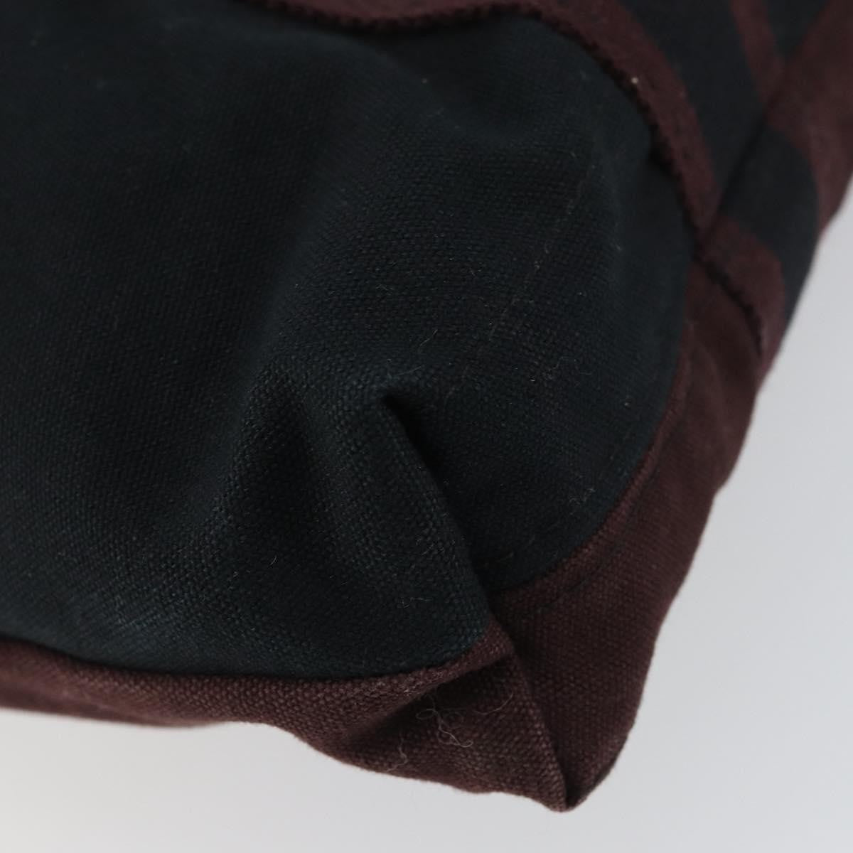 Hermes Fourre-Tout Herline Fourre-Tout Herline Burgundy Canvas Tote Bag Bag (Pre-Owned)
