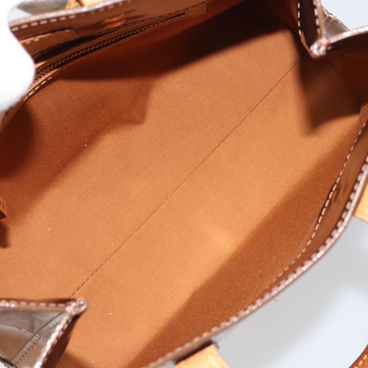 Louis Vuitton Reade Handbag Monogram Vernis Brown Patent_Leather Handbag (Pre-Owned)
