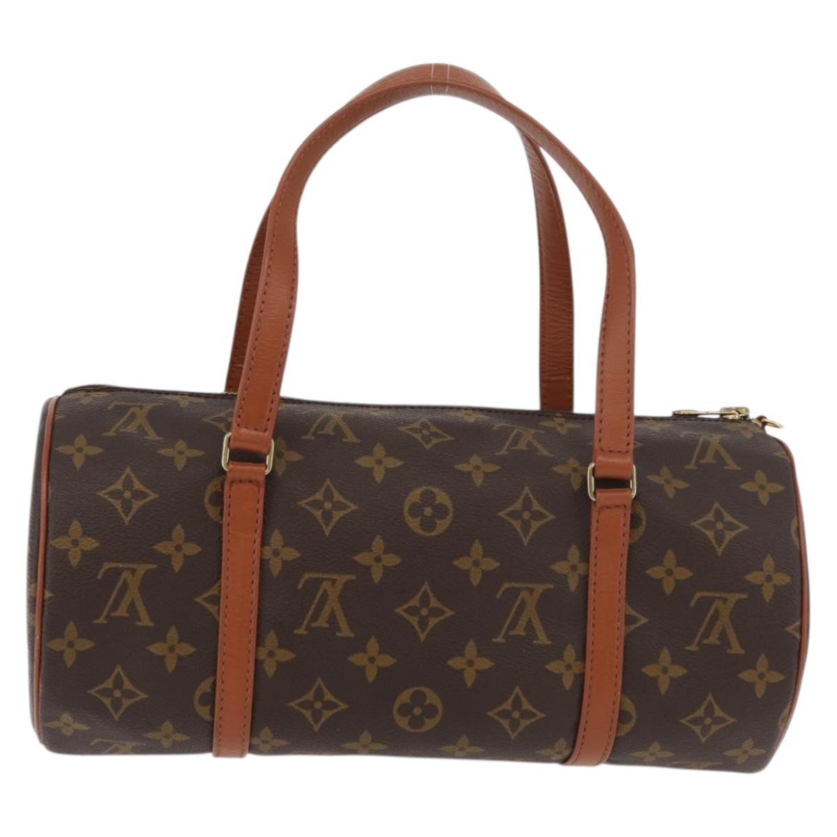 Louis Vuitton Papillon Handbag Monogram Canvas Brown Canvas Handbag (Pre-Owned)
