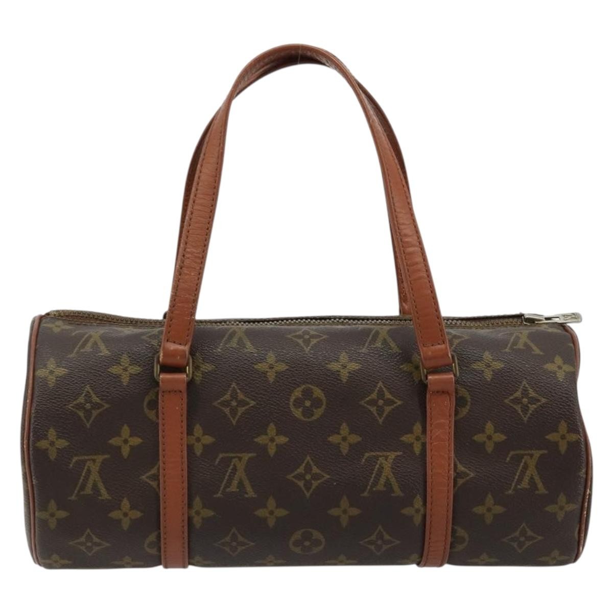 Louis Vuitton Papillon Handbag Monogram Canvas Brown Canvas Handbag (Pre-Owned)
