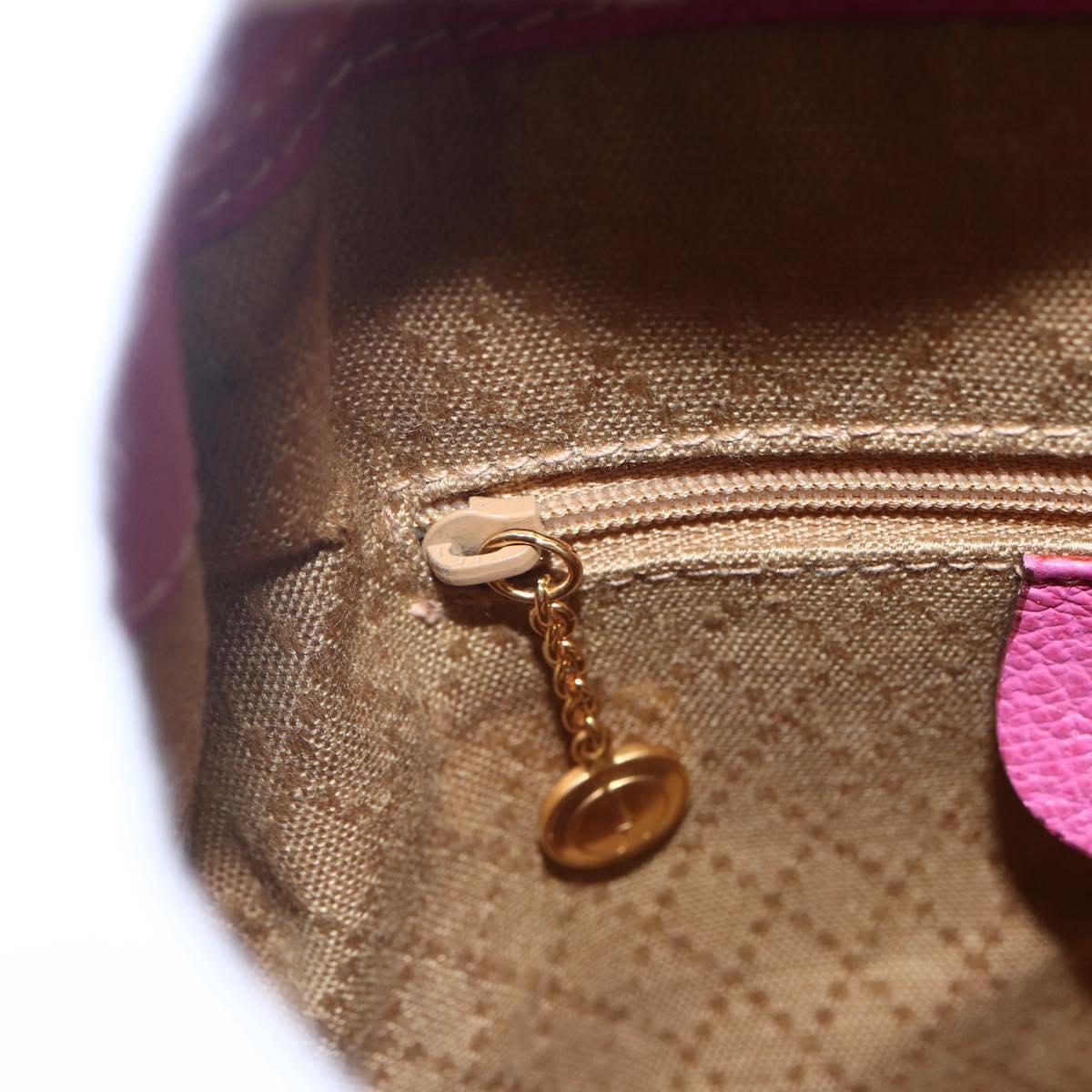 Gucci Vintage Bamboo Backpack Suede Pink Suede Backpack Bag (Pre-Owned)