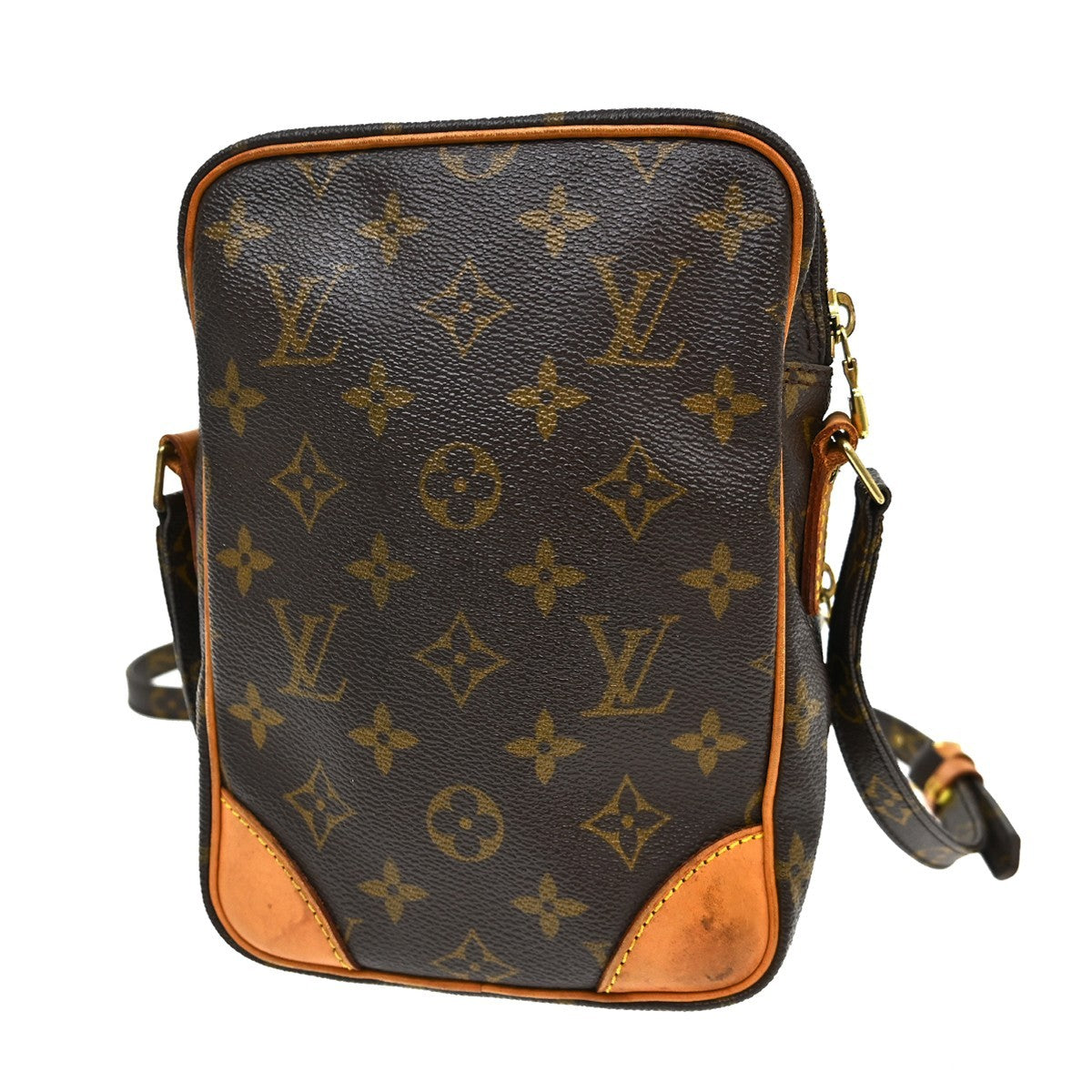 Louis Vuitton Amazone Bag Monogram Canvas Brown Canvas Shoulder Bag Bag (Pre-Owned)