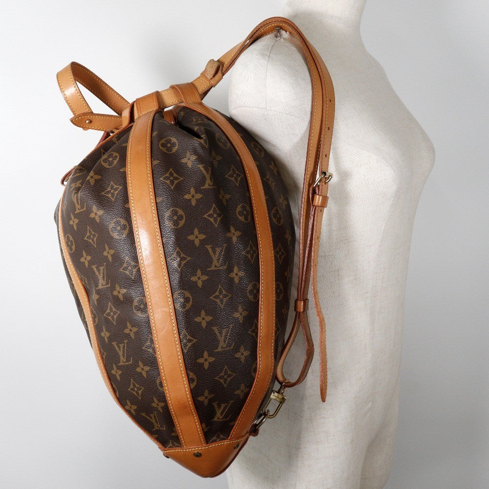 Louis Vuitton Romeo Gigli Handbag Monogram Canvas Brown Canvas Shoulder Bag Bag (Pre-Owned)
