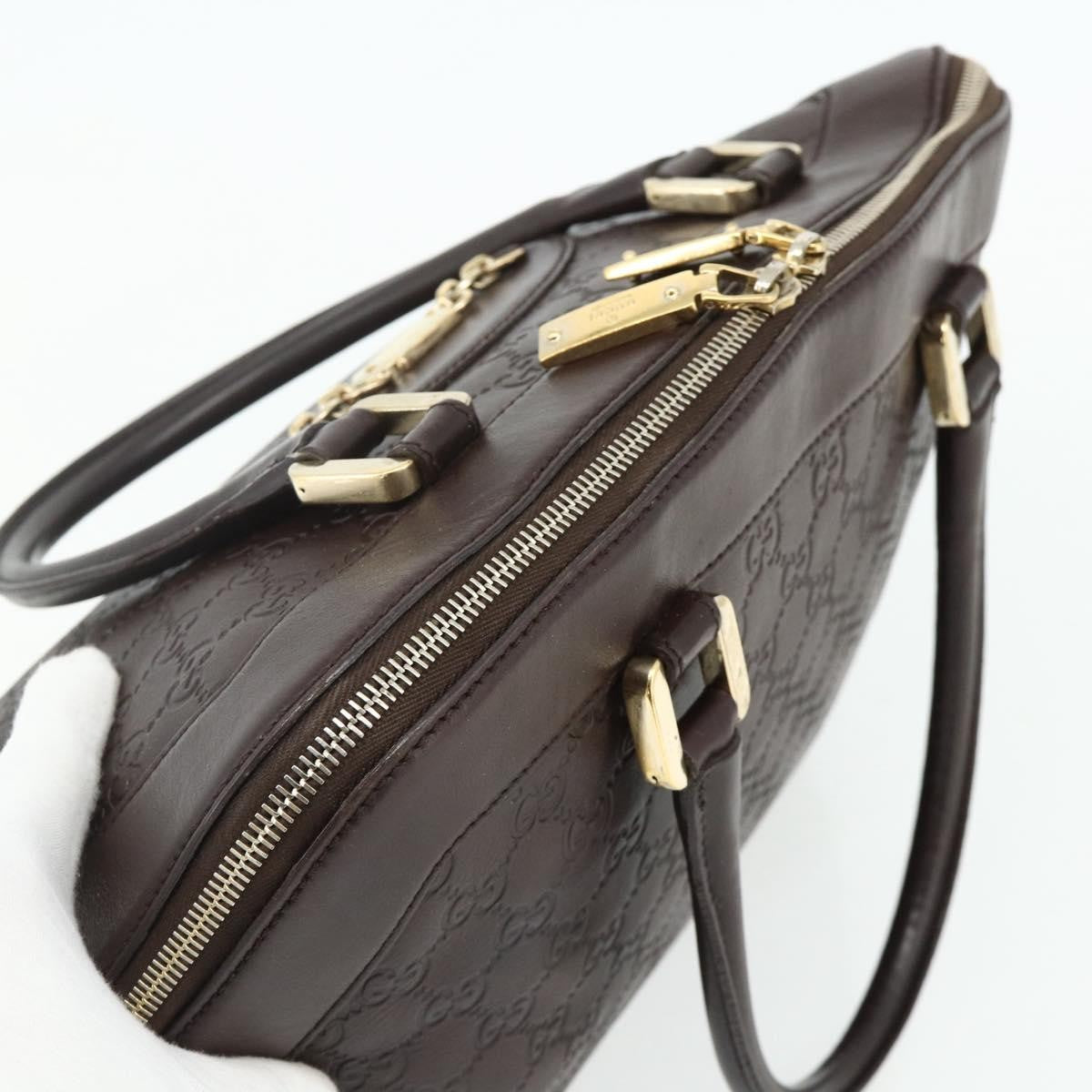 Gucci Guccissima Shoulder Bag Brown Canvas Handbag (Pre-Owned)