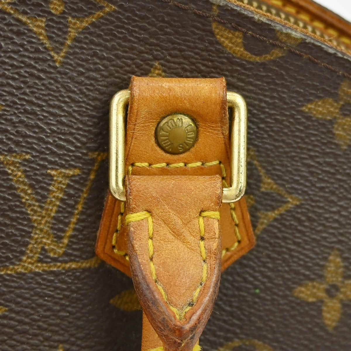 Louis Vuitton Ellipse Bag Monogram Canvas Brown Canvas Handbag (Pre-Owned)