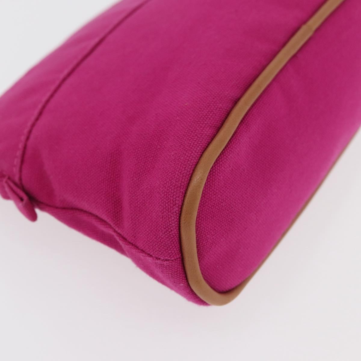 Hermes Bolide Travel Pouch Canvas Pink Canvas Clutche & Pouche Bag (Pre-Owned)
