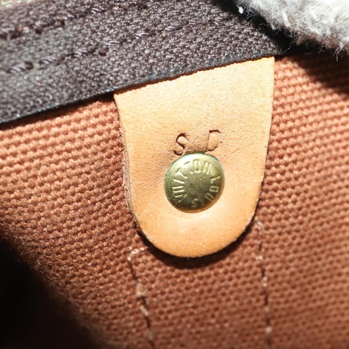 Louis Vuitton Keepall Bag Monogram Canvas Brown Canvas Travel Bag Bag (Pre-Owned)