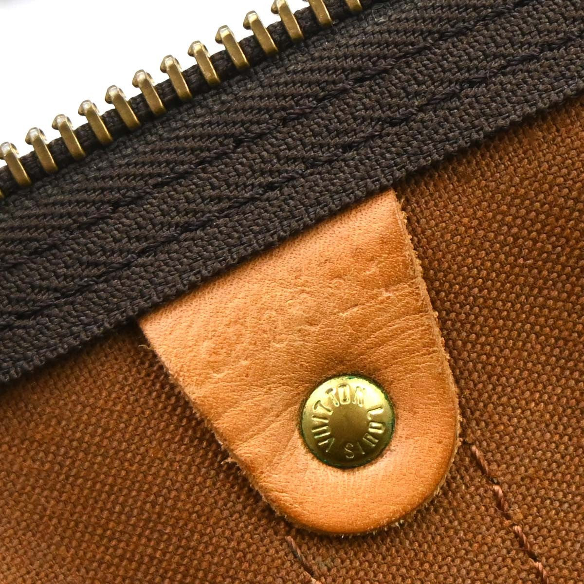 Louis Vuitton Keepall Bandouliere Bag Monogram Canvas Brown Canvas Travel Bag Bag (Pre-Owned)