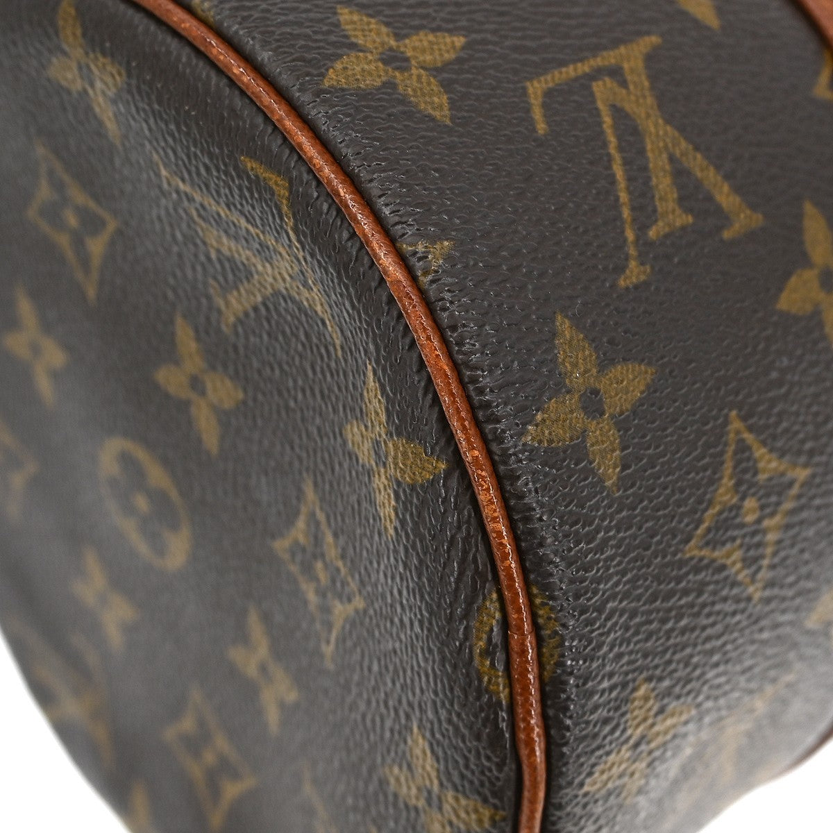 Louis Vuitton Papillon Handbag Monogram Canvas Brown Canvas Handbag (Pre-Owned)