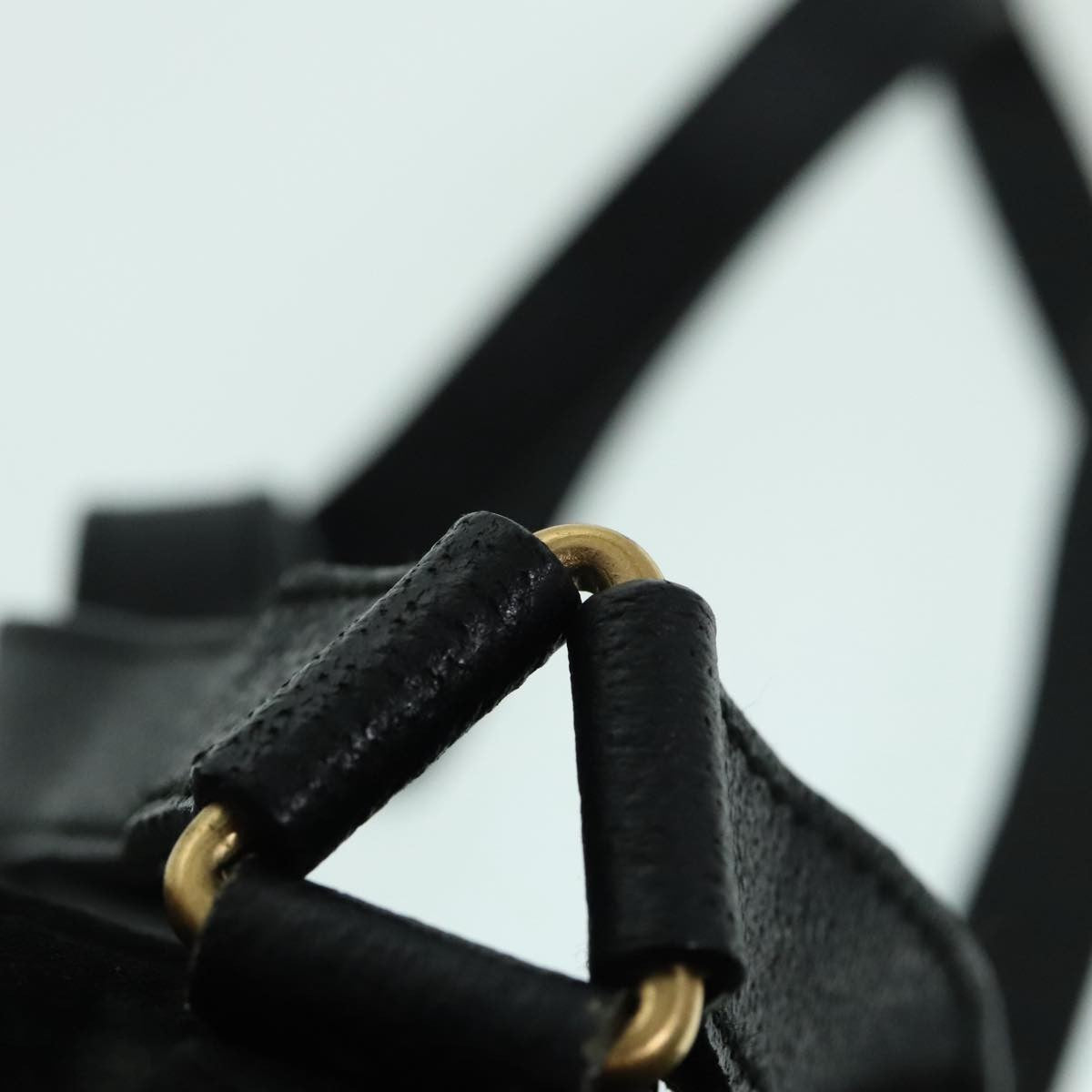 Gucci Gucci Bamboo Backpack Daim Black Suede Backpack Bag (Pre-Owned)