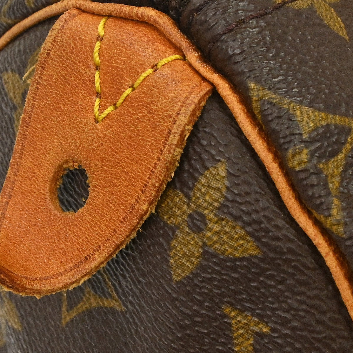 Louis Vuitton Speedy Handbag Monogram Canvas Brown Canvas Handbag (Pre-Owned)