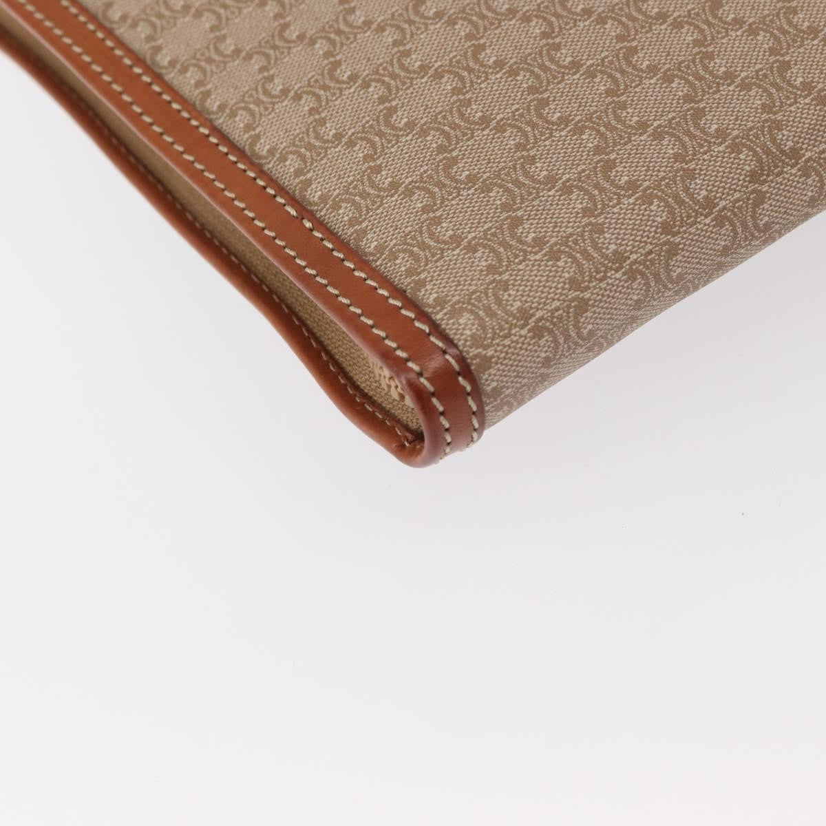 Celine Macadam Pochette Clutch Beige Pvc Clutche & Pouche Bag (Pre-Owned)