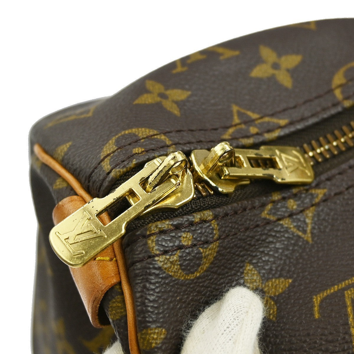 Louis Vuitton Keepall Bag Monogram Canvas Brown Canvas Travel Bag Bag (Pre-Owned)