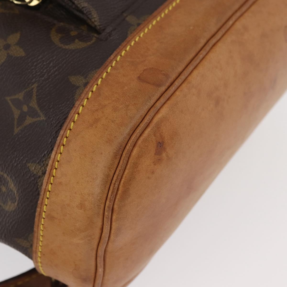 Louis Vuitton Vintage Montsouris Backpack Monogram Canvas Brown Canvas Backpack Bag (Pre-Owned)