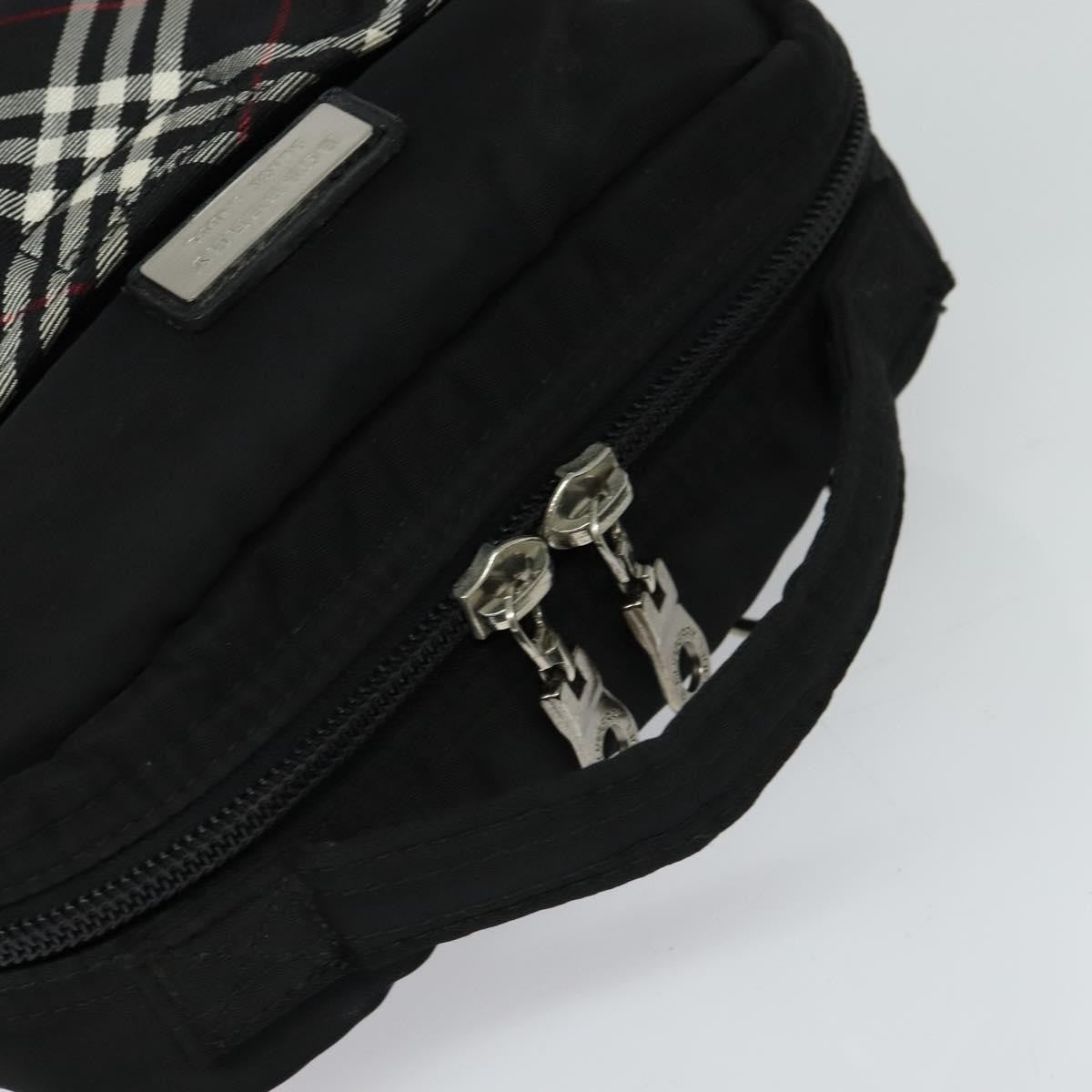 Burberry Nova Check Black Label Nylon Black Nylon Shoulder Bag Bag (Pre-Owned)