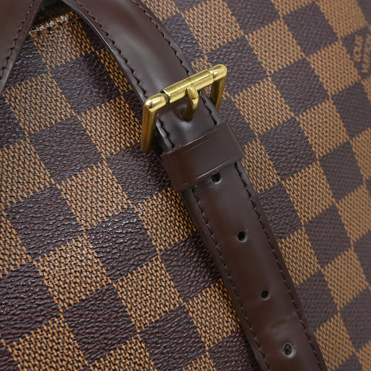Louis Vuitton Chelsea Handbag Damier Brown Canvas Shoulder Bag Bag (Pre-Owned)