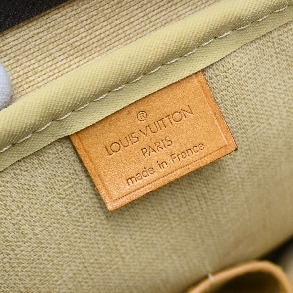 Louis Vuitton Deauville Handbag Monogram Canvas Brown Canvas Handbag (Pre-Owned)