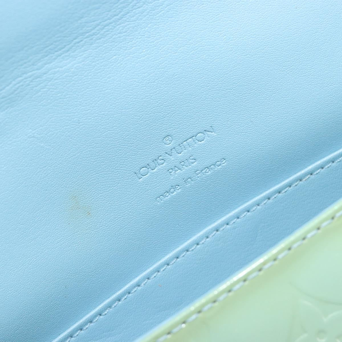 Louis Vuitton Thompson Street Handbag Monogram Vernis Blue Patent_Leather Shoulder Bag Bag (Pre-Owned)