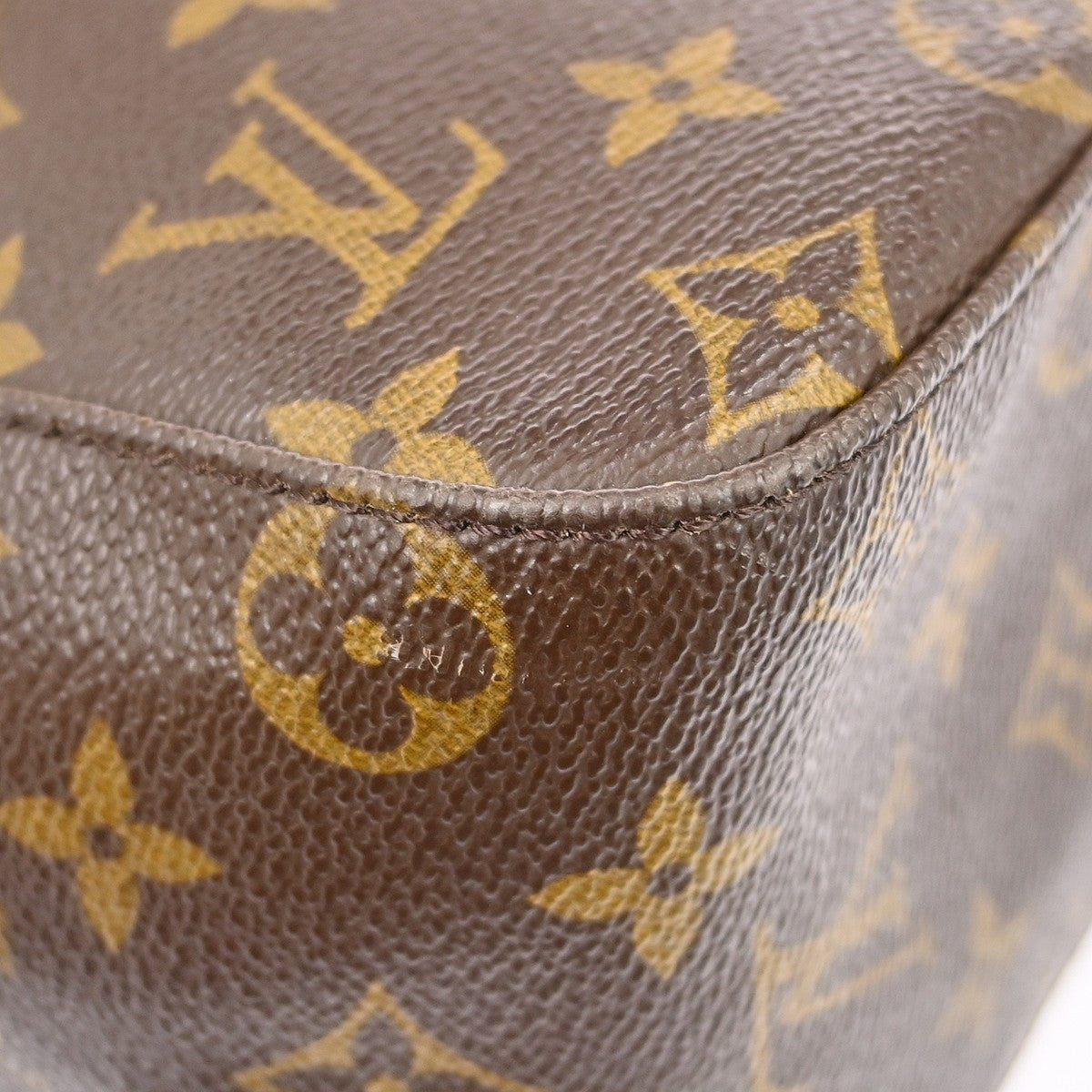 Louis Vuitton Monogram Looping Handbag Monogram Canvas Brown Canvas Shoulder Bag Bag (Pre-Owned)