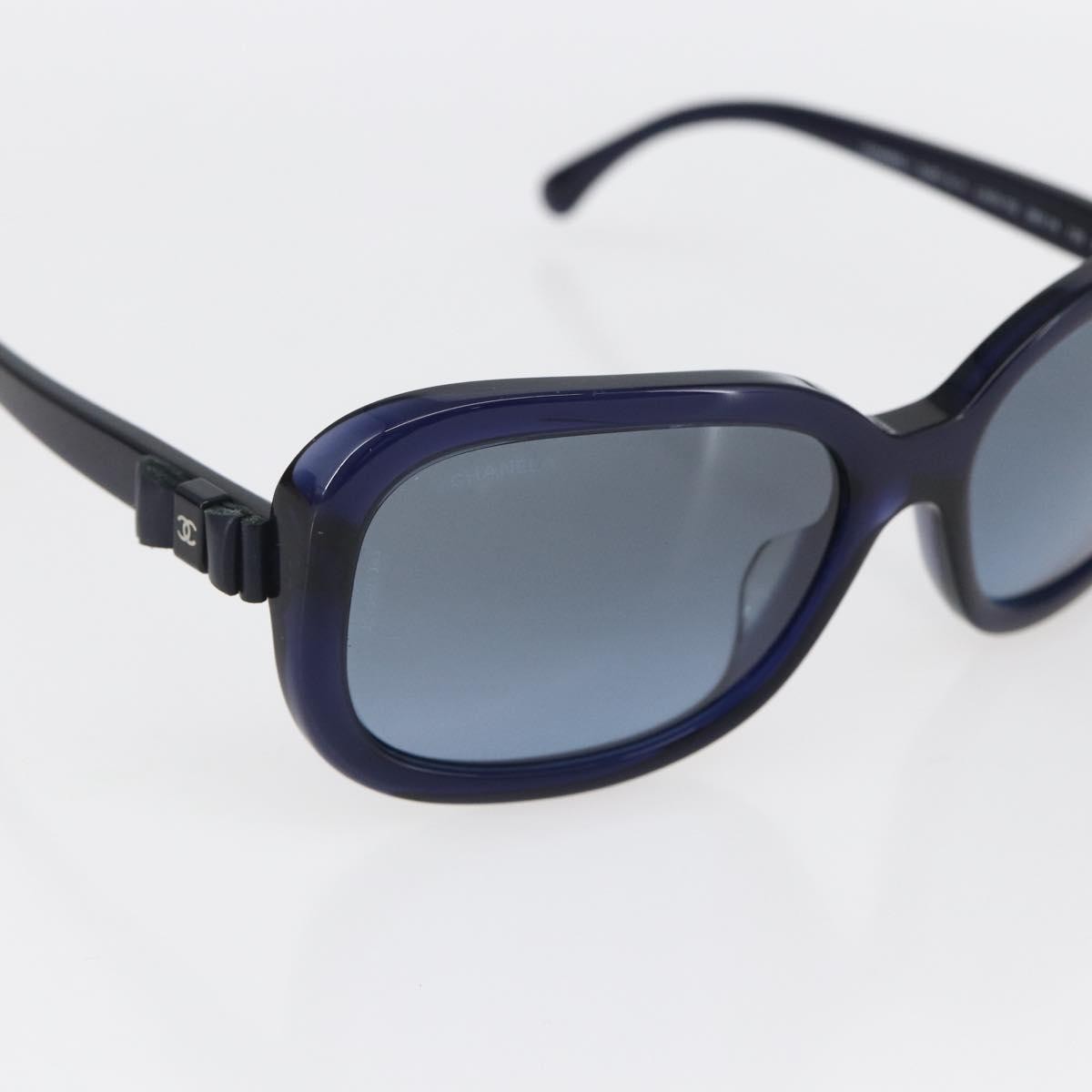 Chanel Logo Cc Sunglasses Plastic Blue Plastic Sunglasse Accessory (Pre-Owned)
