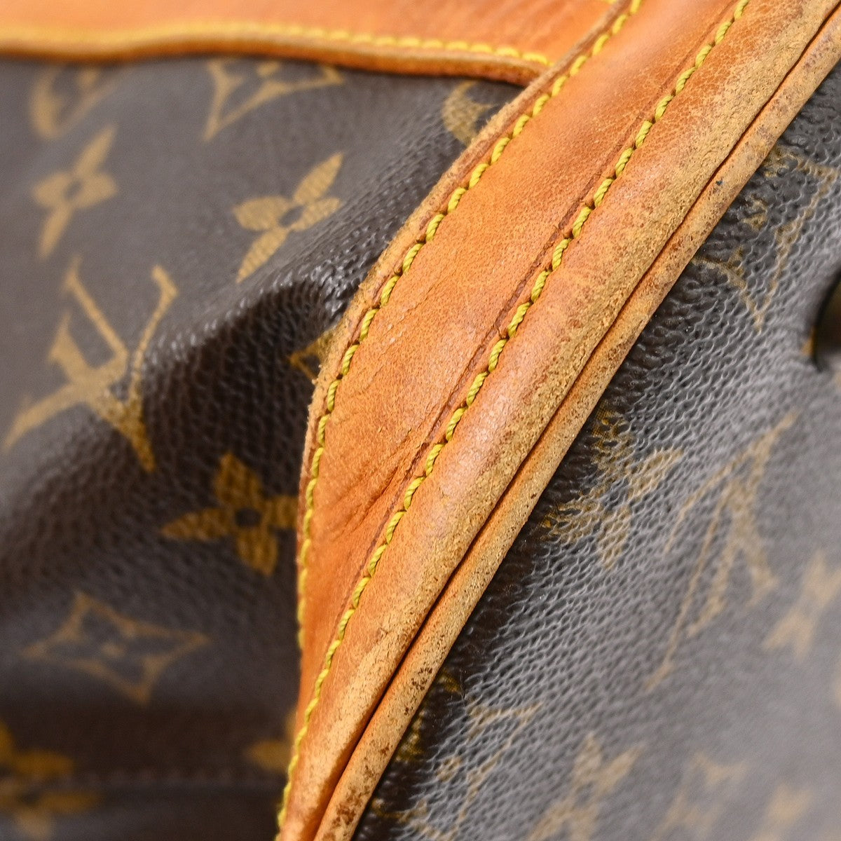 Louis Vuitton Bucket Bag Monogram Canvas Brown Canvas Handbag (Pre-Owned)