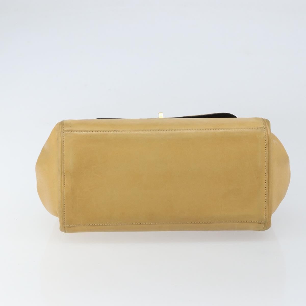 Chanel Chocolate Bar Accordion Reissue Flap Bag Quilted Lambskin Beige Leather Shoulder Bag Bag (Pre-Owned)