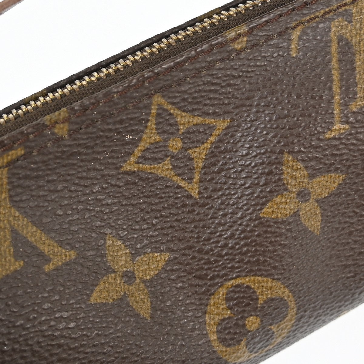 Louis Vuitton Papillon Pochette Monogram Canvas Brown Canvas Clutche & Pouche Bag (Pre-Owned)