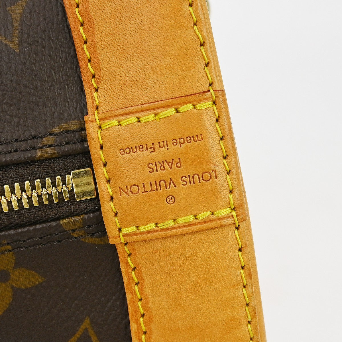 Louis Vuitton Alma Handbag Monogram Canvas Brown Canvas Handbag (Pre-Owned)
